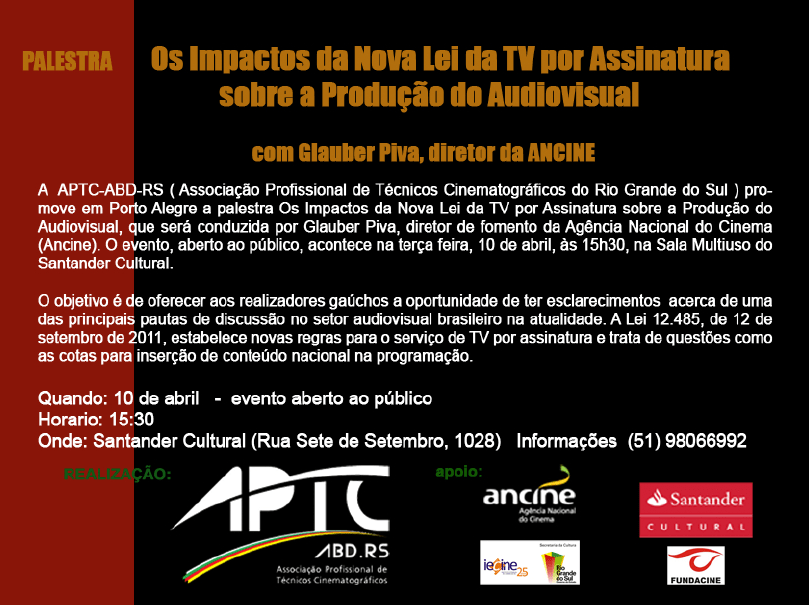 Os impactos da nova Lei da TV por assinatura sobre a produção&nbsp;audiovisual