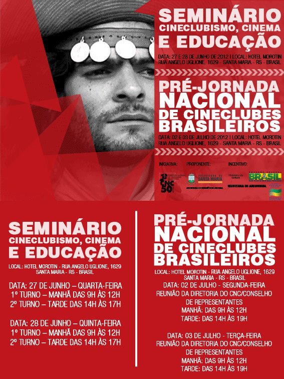 SEMINÁRIO, CINECLUBISMO, CINEMA E&nbsp;EDUCAÇÃO